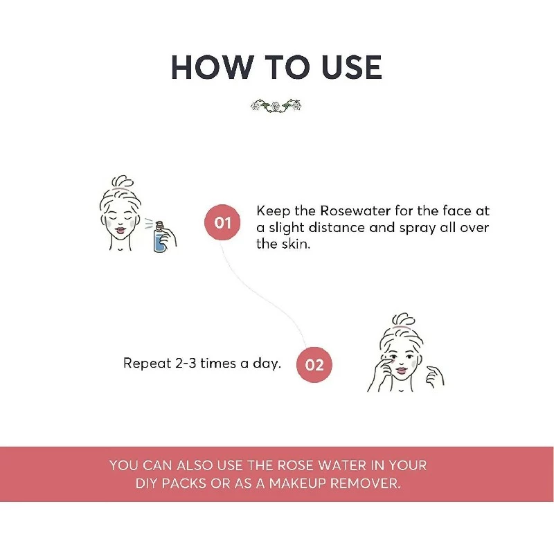 Avimee Herbal Gulabo Pure Rose Water Cleansing & Toning, 110 ml-5.webp